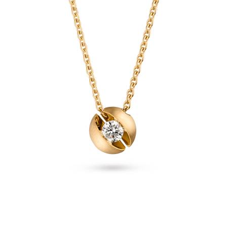 114 CALL2 15, Calla Anhänger, Geldbold, 0,14ct