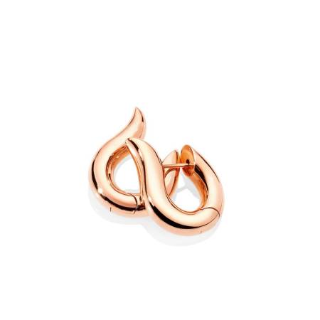 SIGNATURE Hoop Ohrringe small 18K Roségold